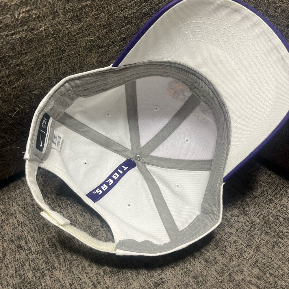White LSU Tigers Hat - Nike Dri Fit - Picture 5 of 5